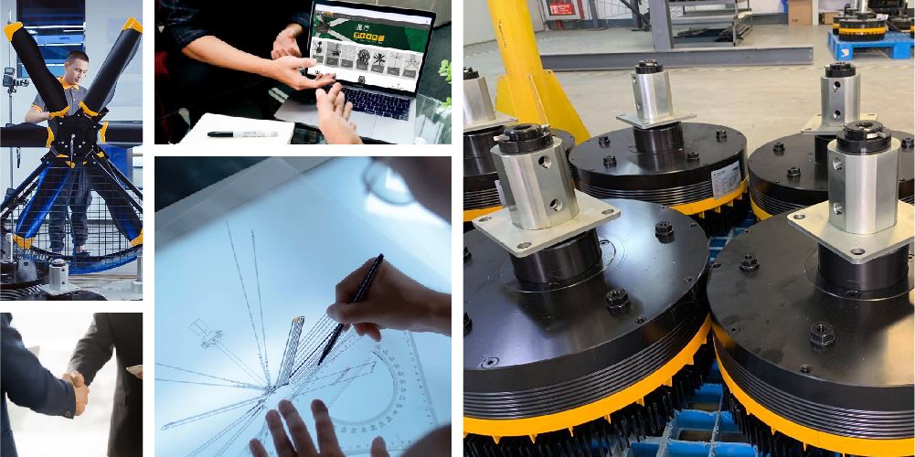 科萊斯科技工業吊扇場地勘查與使用升高機安裝風扇