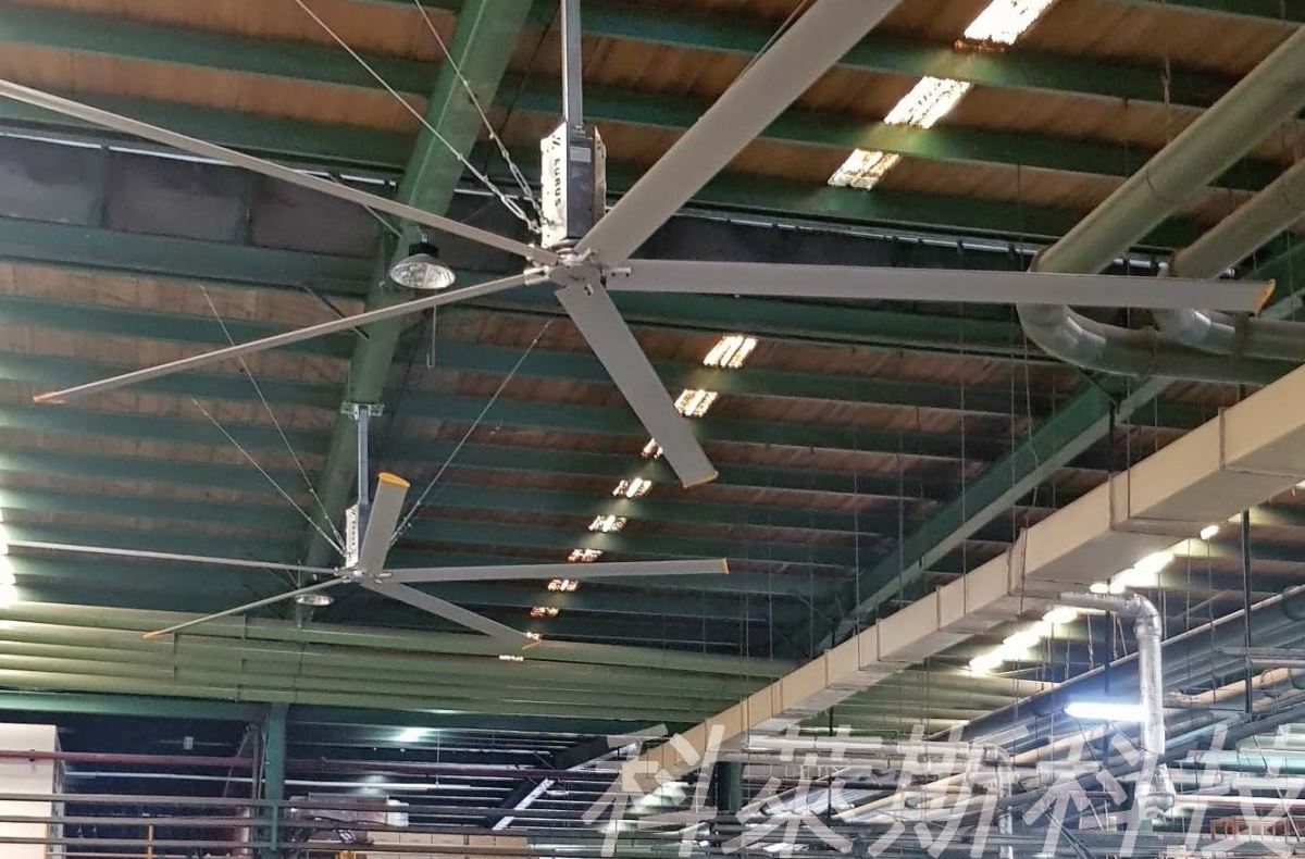 風悅II桃園印刷廠工業吊扇安裝案例